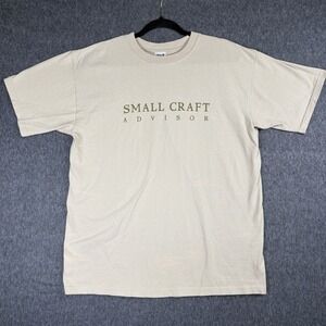 Vintage Shirt Mens Size Large Anvil 2004 Small Craft Monterey Ca Boat Y2K Yacht